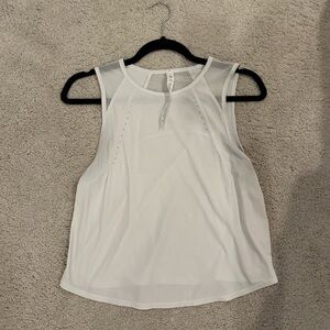 Lululemon White Sleeveless Women's Top